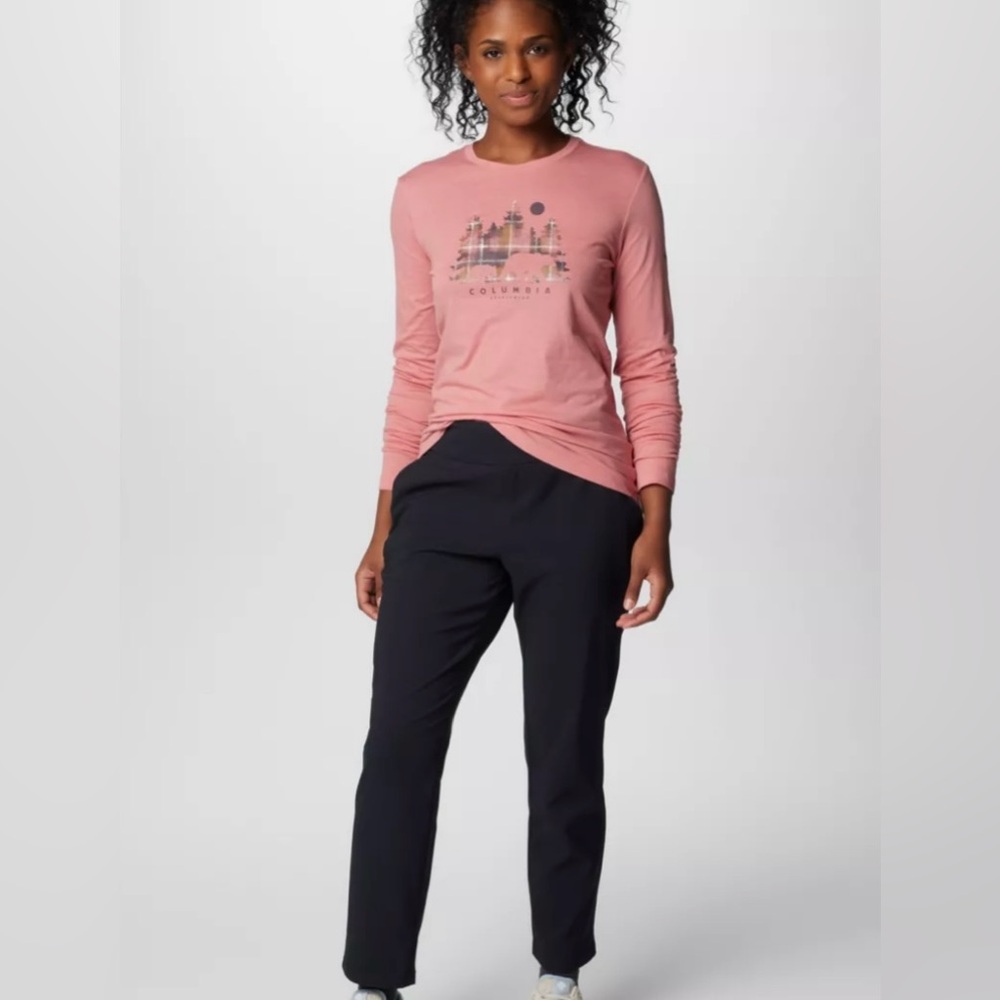 Worn Twice- Women’s Columbia Pull On Omni-Shade All Seasons Straight Leg Pant